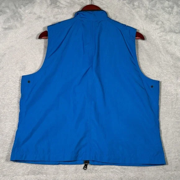 Lauren Ralph Lauren Vest Womens XL Blue Lightweight Utility Full Zip Pockets - Picture 7 of 8